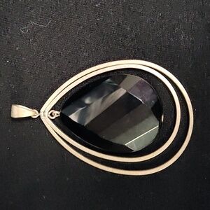 Black and Silver Pendant
